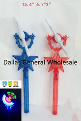 Bulk Buy Glow In Dark Star Windmill Wands Wholesale